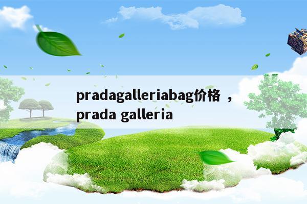 pradagalleriabag价格 ，prada galleria